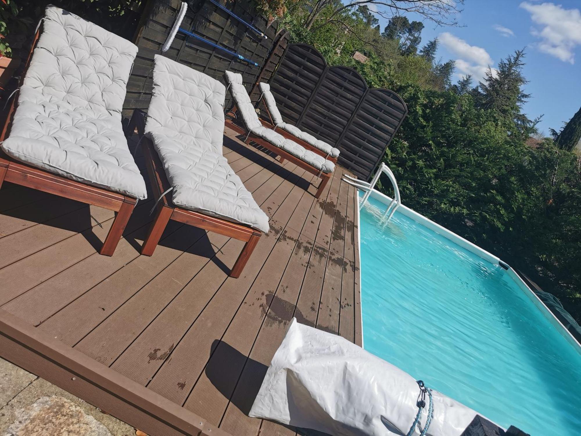 Mes Maisons Gardoises, Two Gites Sleeping 13 With Two Private Pools, Kids Room, Laundry, Disco, Free Wifi, Linen And Dog'S Are Welcome Gagnières Exteriör bild